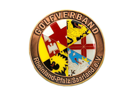 Souvenir Custom Marathon Gold Metal / Sport Award 3D Design Antique Silver Medal supplier