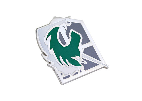 Iron Silver Brooch Pin Men 'S Suit Shirt Collar Accessories / Lapel Pin Badges supplier