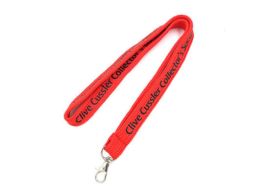 Personalized Advertising Custom Breakaway Lanyards , Flat Strap Custom School Lanyards supplier