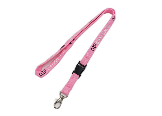 Safety Breakaway Custom Tubular Lanyards 530mm/1060mm Length Thumb Trigger supplier