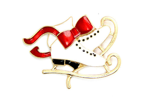 Customized Christmas Snowman Badges Enamel Lapel Pins For Friend Collectible supplier