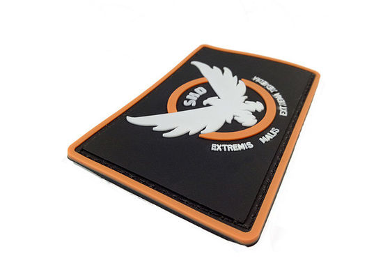 Soft Rubber Military Patches Army Tactical Emblem Appliques OEM ODM supplier