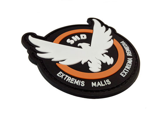 Soft Rubber Military Patches Army Tactical Emblem Appliques OEM ODM supplier