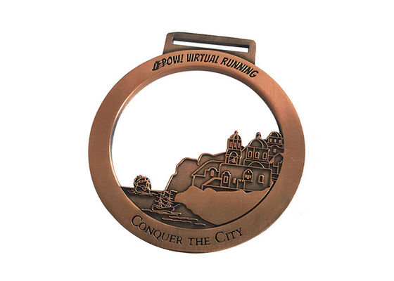 Custom Shape Gold Plated 3D Blank Award Medals Thickness 0.5~3.0mm supplier