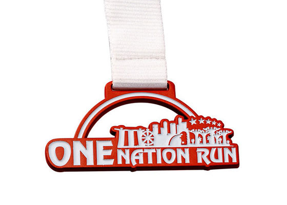Customized Medal Sports Trophies Medal Awards Metal Copper Football Medal With Ribbon supplier