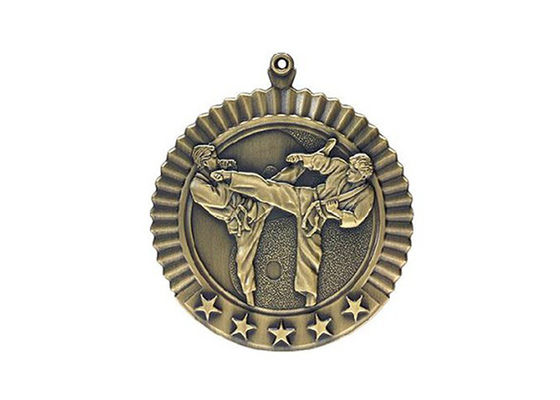 Custom Event Match Metals Badge For Souvenir / Iron Nickel Sport Award Medals supplier