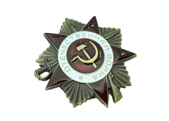 Custom Marathon Running Race Sport Square Finisher Metal Medal With Ribbon supplier