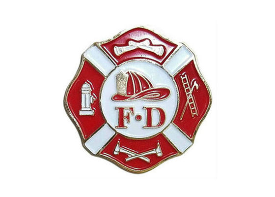 Fashion Enamel Lapel Pins Kids Jackets Badges With Painted Logo supplier
