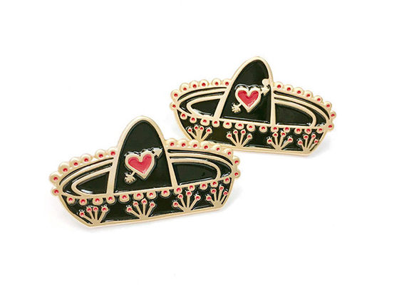 Create Enamel Lapel Pins For Clothes Polish Backside / Custom Made Enamel Badges supplier