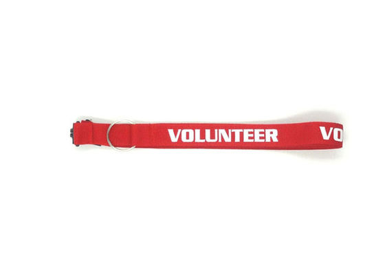 Custom Size Custom Printed Lanyards , Polyester Custom Logo Lanyards supplier