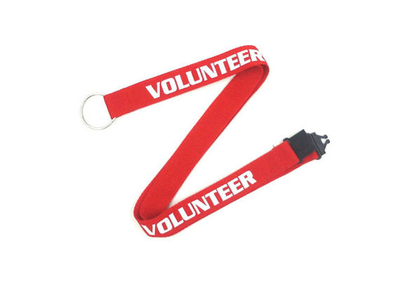 Custom Size Custom Printed Lanyards , Polyester Custom Logo Lanyards supplier