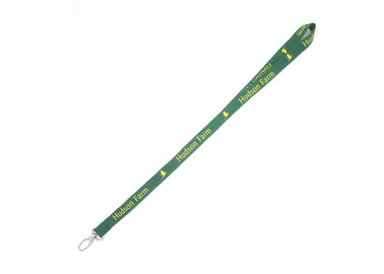 Customized Advertising Imprint Polyester Lanyards Custom Logo For ID Badge supplier
