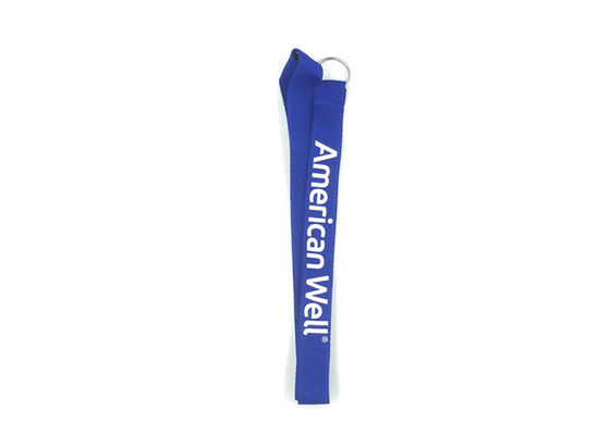 0.6mm To 2.5mm Thickness Imprint Polyester Lanyards Strap For ID Card Holder supplier