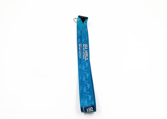 Logo Custom Imprinted Nylon Lanyards Full Color Printed Colorful Design supplier