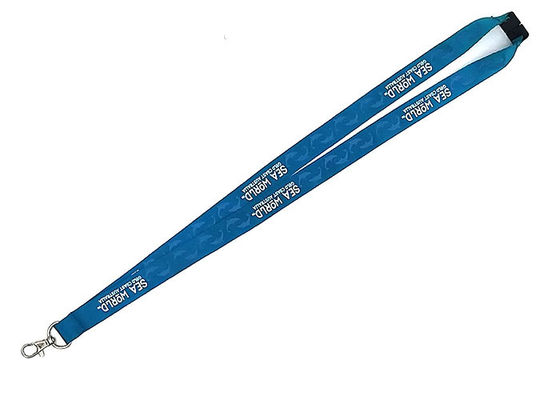 Logo Custom Imprinted Nylon Lanyards Full Color Printed Colorful Design supplier