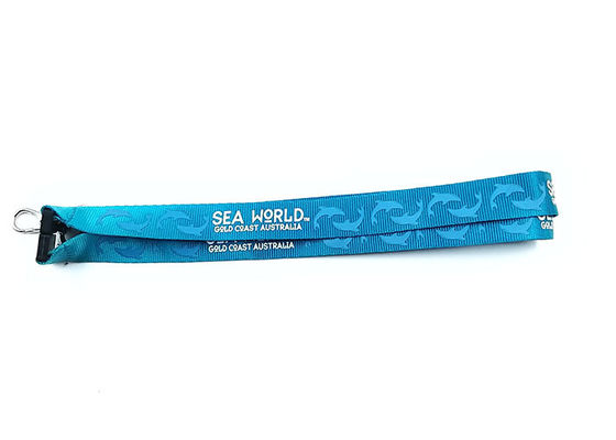 Logo Custom Imprinted Nylon Lanyards Full Color Printed Colorful Design supplier